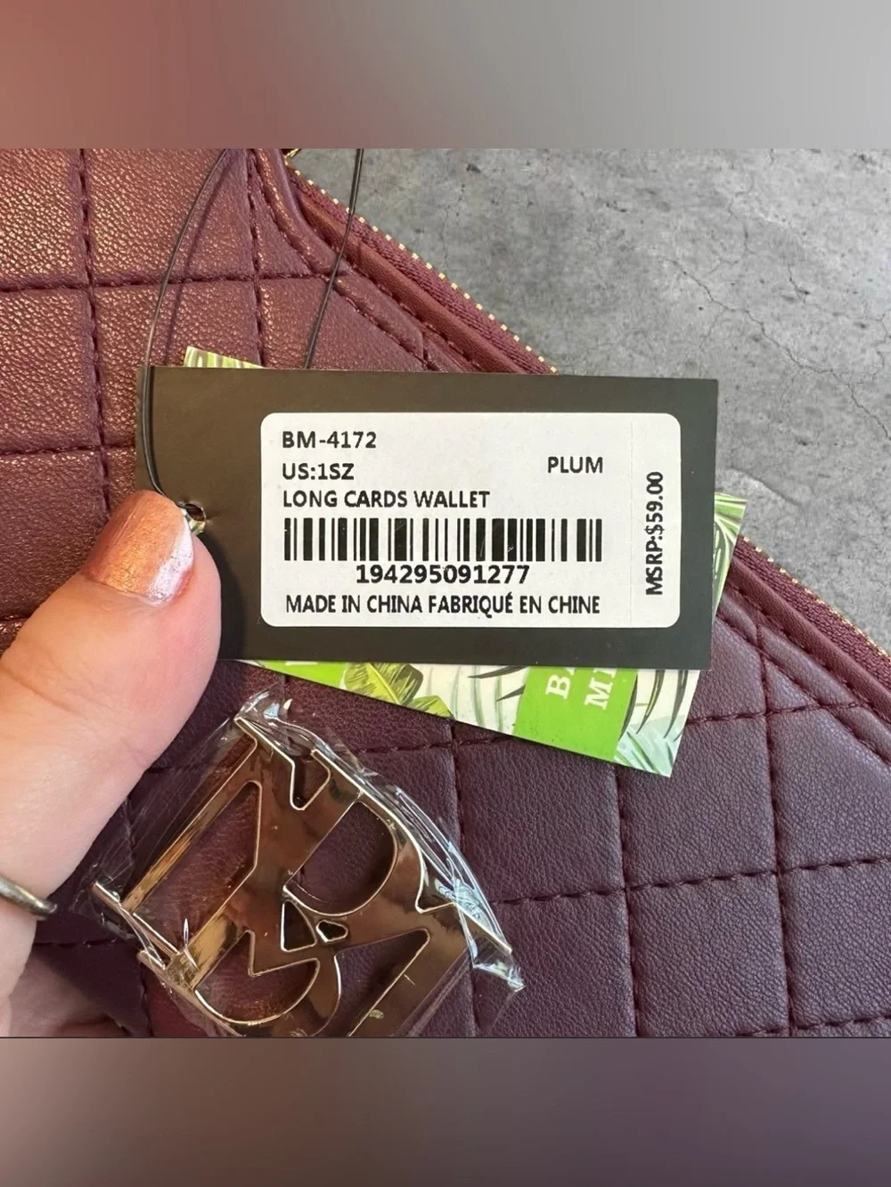 NWT Badgley Mischka Wallet